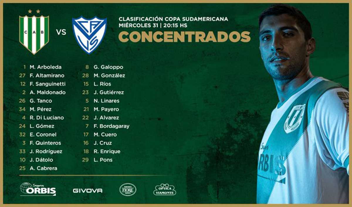 banfield velez repechaje sudamericana