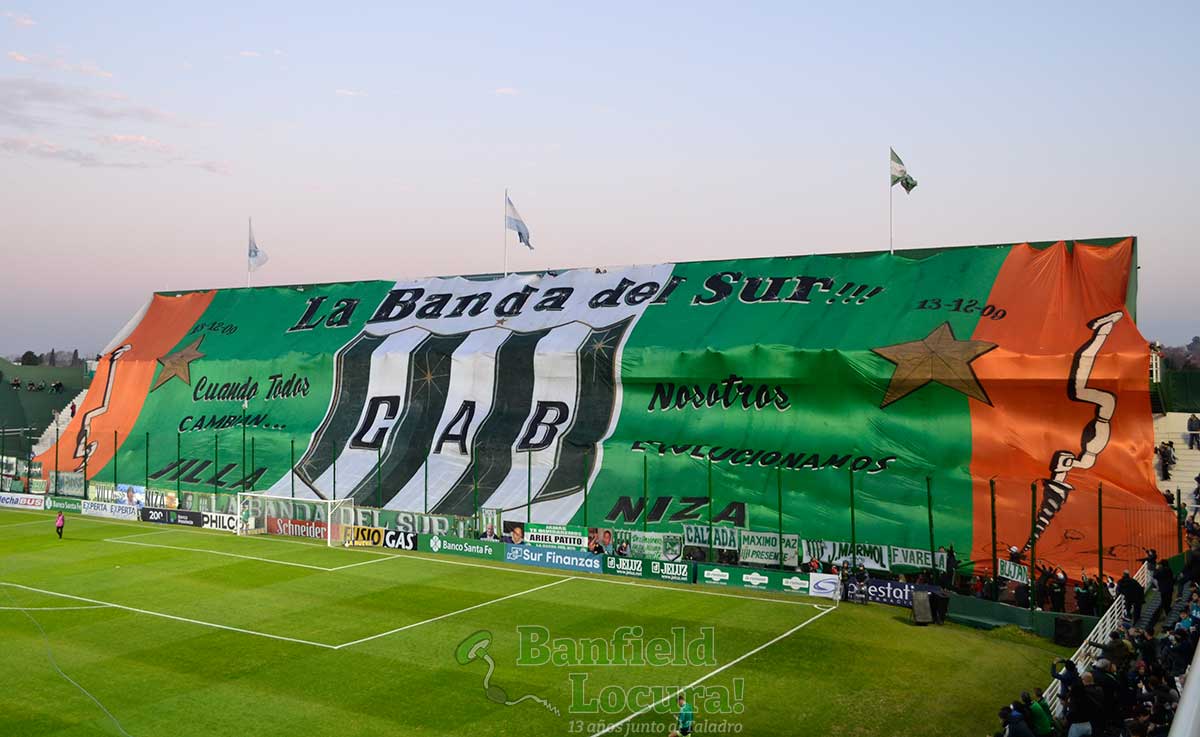 banfield bandera gigante vs union