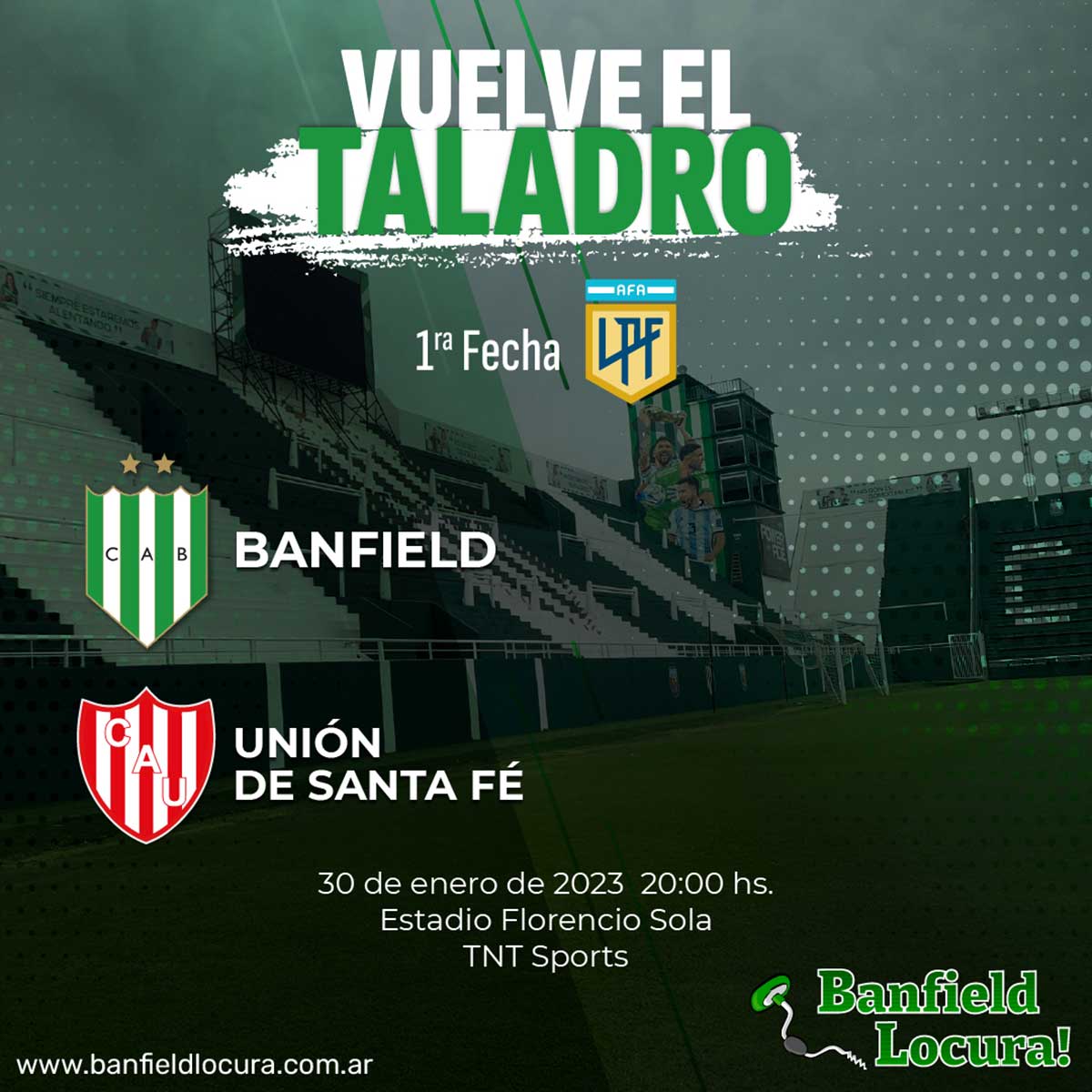 banfield union primera fecha del torneo de la lpf