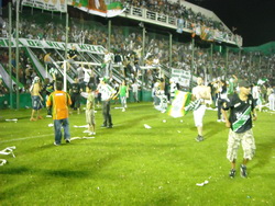 Banfield campeón festejos