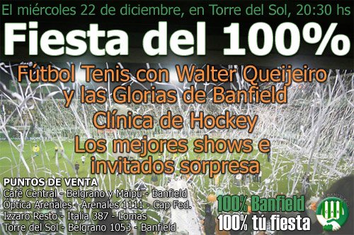 Fiesta del 100 % Banfield