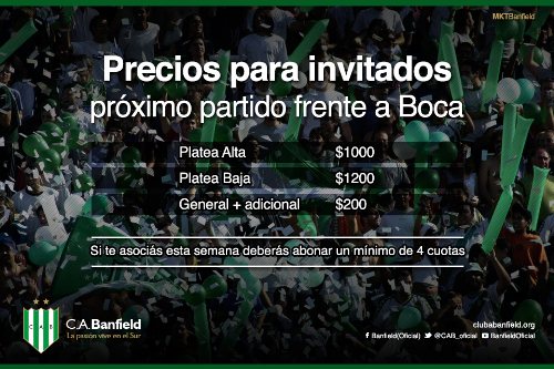 precios banfield-boca