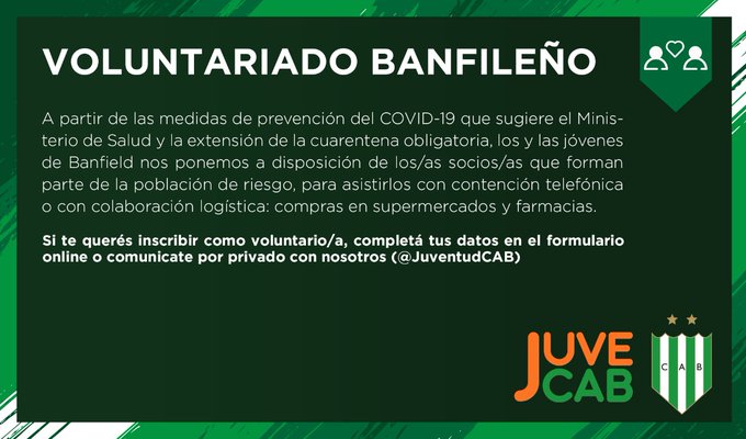 voluntariado-banfield-coronavirus