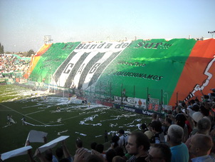 Fiesta en las tribunas